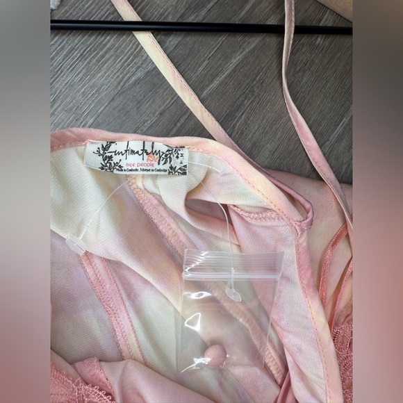 NEW Free People Chasing Shadow Tie Dye Slip Dress Midi Medium - Picture 6 of 10